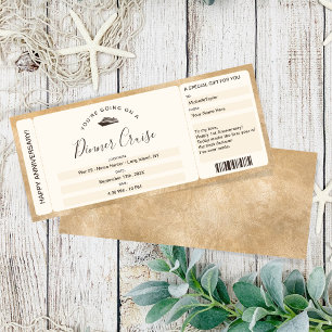 Carte de coupon de surprise Billet de passe à bord