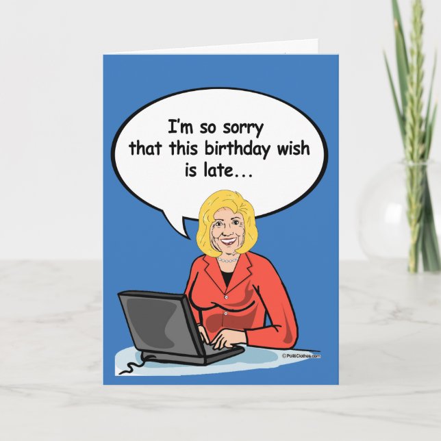 Carte de courriel pour l'anniversaire d'Hillary -  (Devant)