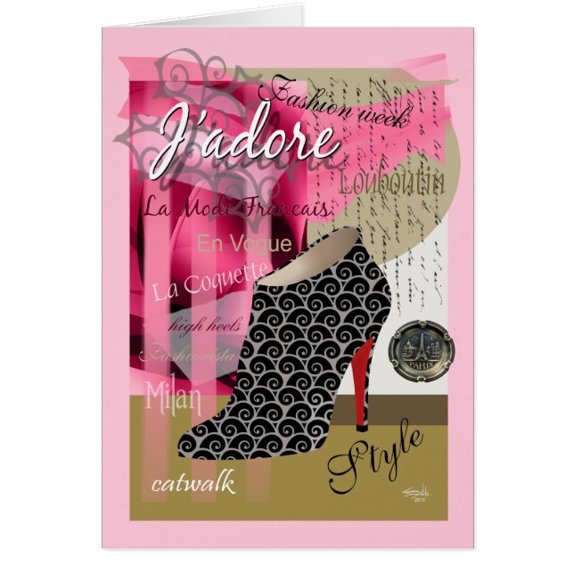 Carte de couture de Haute (Devant)