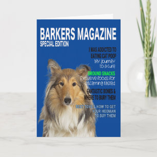 Carte de couverture Collie Parody Magazine