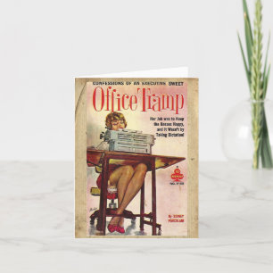 Carte de couverture vintage