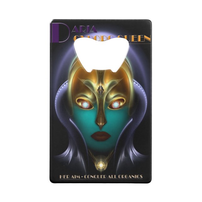 Carte de crédit Daria Cyborg Queen Opérateur (Devant)