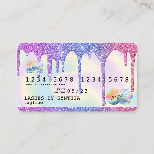 Carte de crédit moderne Holograph Drives (Devant)