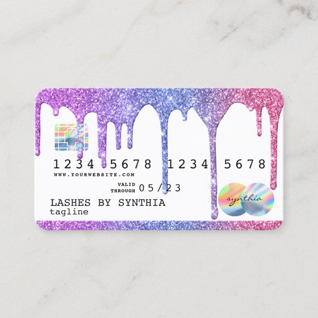 Carte de crédit moderne Holograph Drives (Devant)