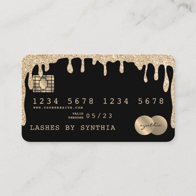 Carte de crédit Styled Driving Gold (Devant)