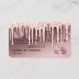 Carte de crédit Styled Rose Gold Driving Gold