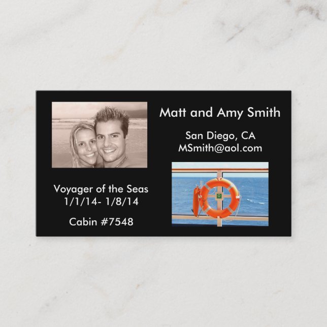 Carte de croisière (Devant)