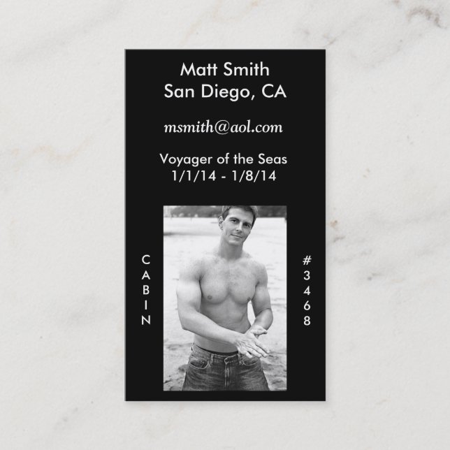 Carte de croisière (Devant)