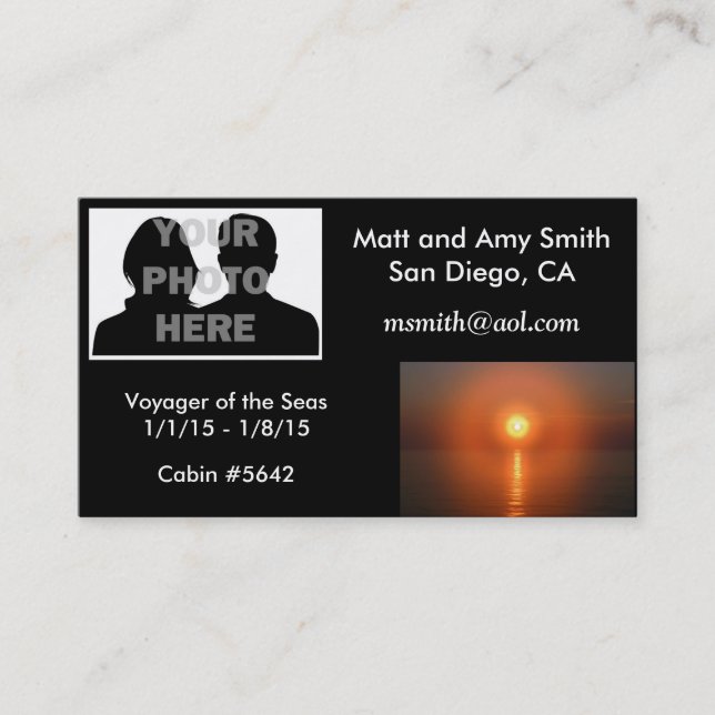 Carte de croisière (Devant)