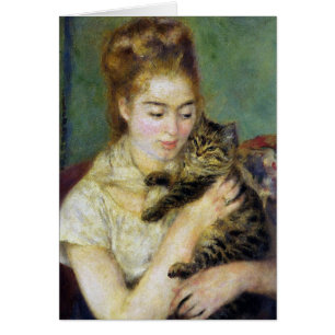 Carte de cru de Renoir de chat