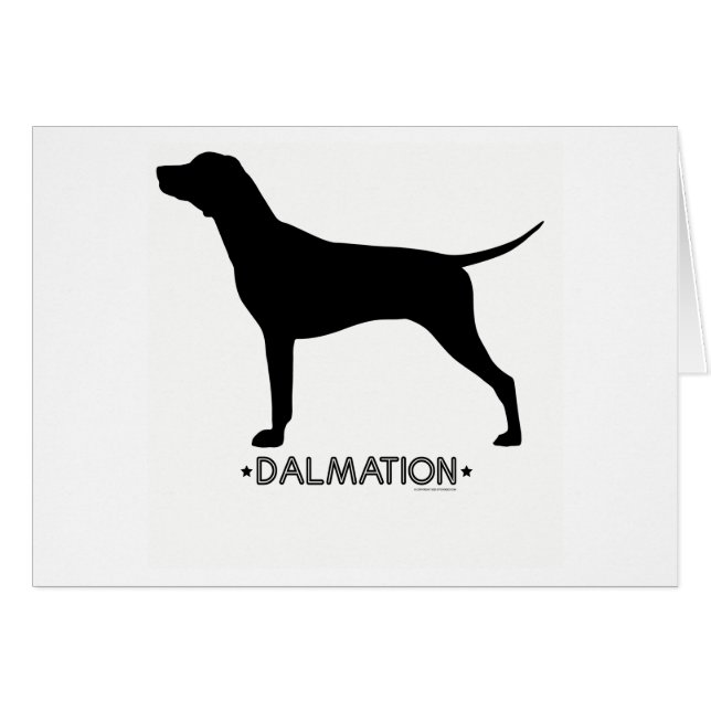 Carte de Dalmation (Devant horizontal)