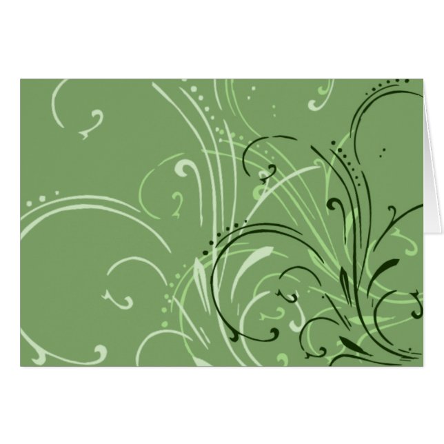 Carte de danse linéaire (Devant Horizontal)