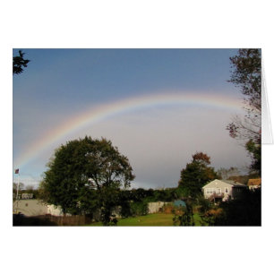 Carte de ~ d'arc-en-ciel de matin
