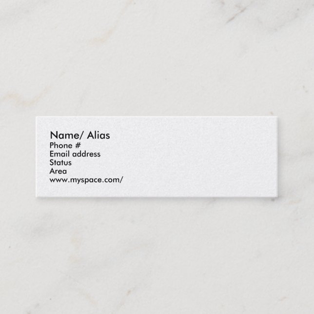 Carte de datation pour des réunions rapides - C… - (Devant)