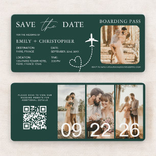 Carte de Date de Destination de Carte d'Embarqueme