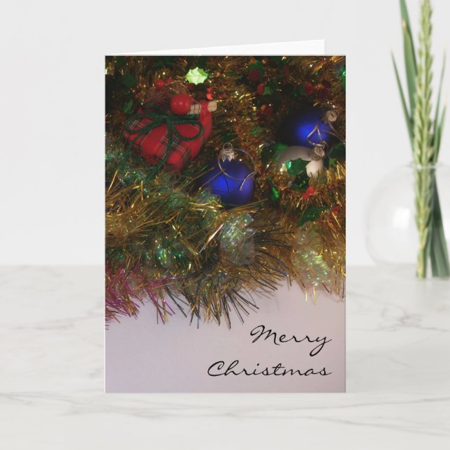 Carte de décoration de Noël (Devant)