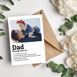 Carte de définition papa