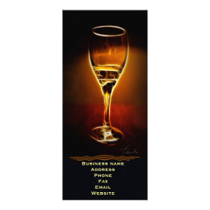 Carte de dégustation de vin menu