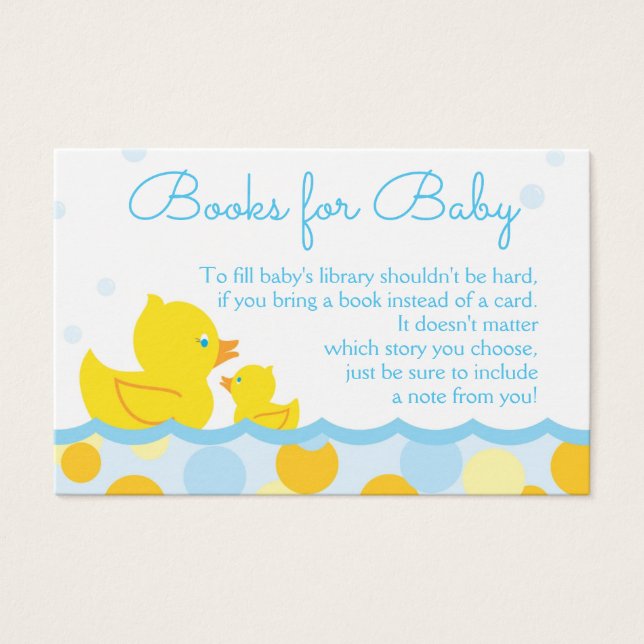 Carte de demande de Baby shower en caoutchouc (Devant)