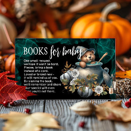 Carte de demande de Baby shower Halloween