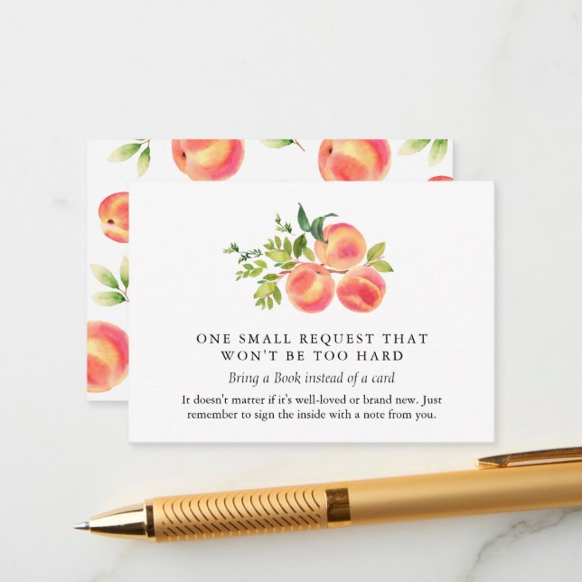Carte de demande de carnet de Baby showers Waterco (Devant/Arrière en situation)