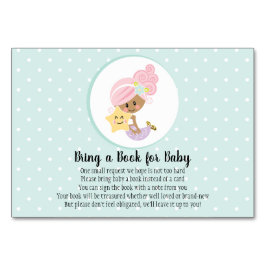 Carte de demande de carnet de sirènes Baby shower 