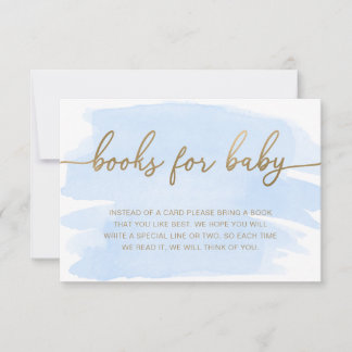 Carte de demande de livres à insérer - Aquarelle b