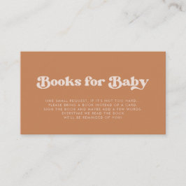 Carte de demande de réservation de Baby shower Bro