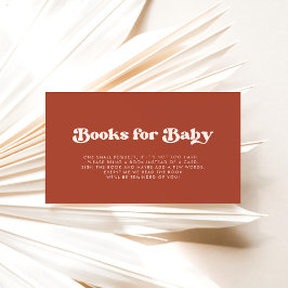 Carte de demande de réservation de Baby shower en