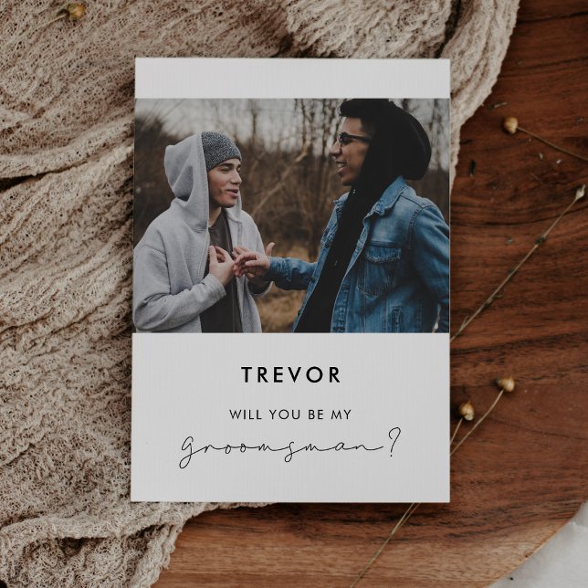 Carte de demande de témoin écrite à la main minima (Créateur téléchargé)