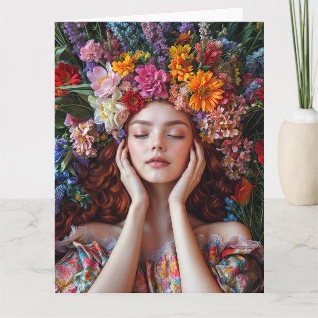 Carte de design gothique victorien de printemps 20 (Devant)