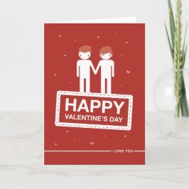 Carte de design pas droit "Saint Valentin"