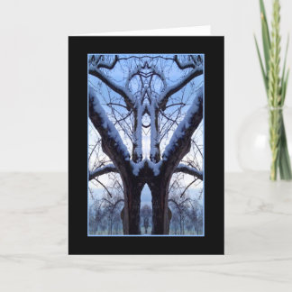Carte de design Sky Blue Tree