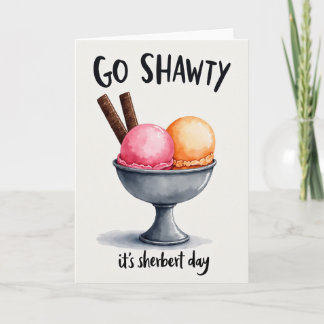 Carte de dessert à l'aquarelle pour anniversaire d