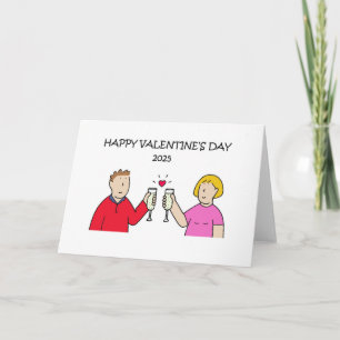 Carte de dessin Valentine Couple