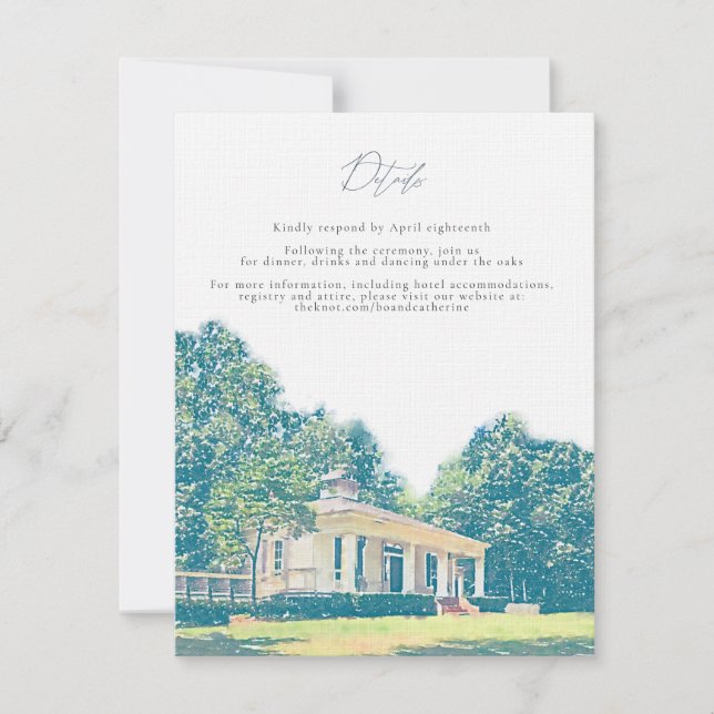 Carte de détails Catherine & Bo (Devant)