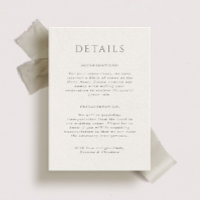 Carte de détails du Mariage du port de Hamilton