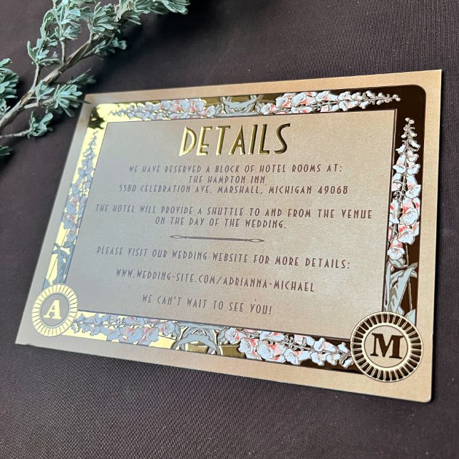 Carte de détails du Mariage Royal Nouveau Real Foi (Créateur téléchargé)