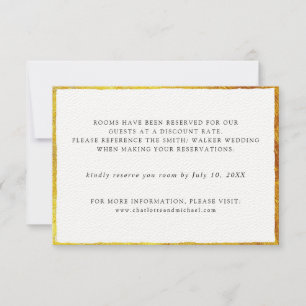 Carte de détails vintage or