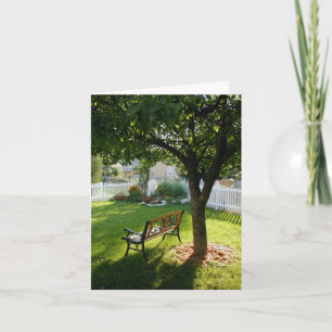Carte De Détente De Jardin Pacifique