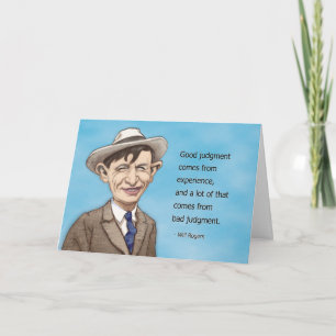 Carte de devis de bon jugement