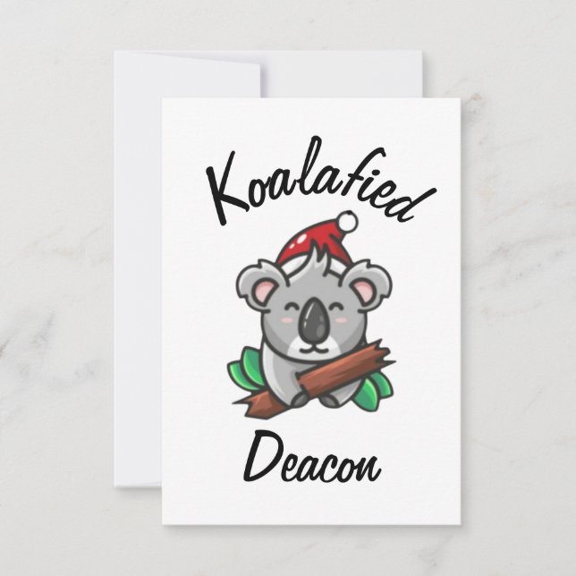 Carte de diacre koalafied (Devant)