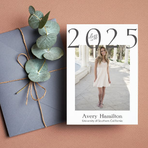 Carte de diplômé de l'année avec 5 photos