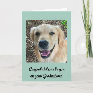 Carte de diplôme - Golden Retriever