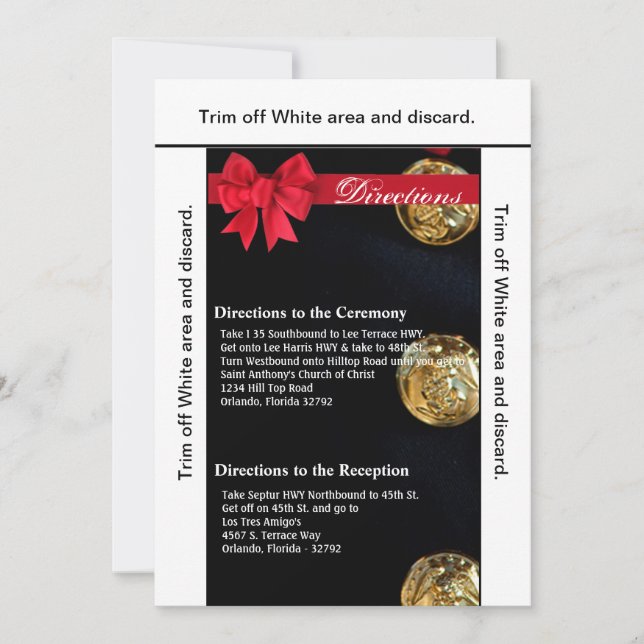 Carte de direction 3.5x6 Robe marine Blues Uniform (Devant)