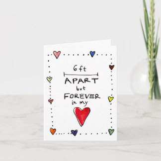 Carte de distance sociale | Penser à votre carte