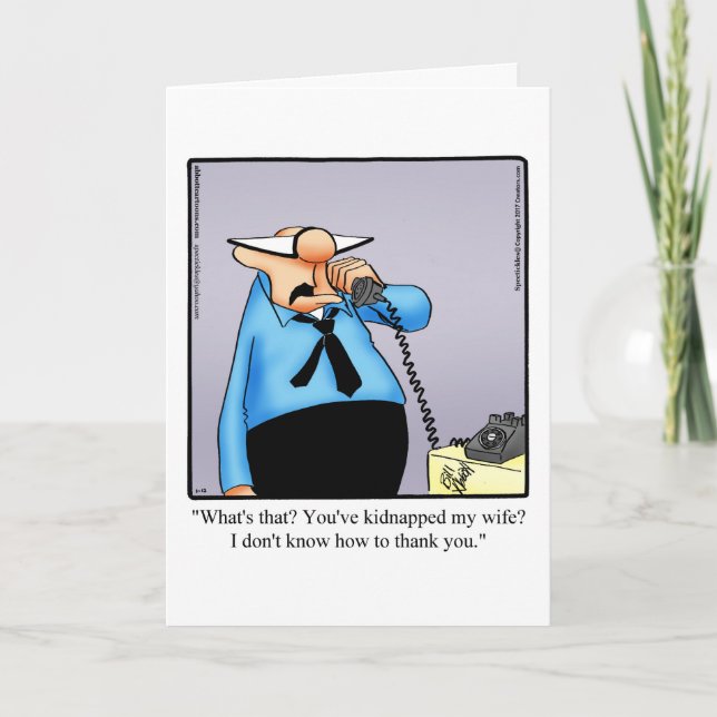 Carte de divorce humoristique pour lui (Devant)