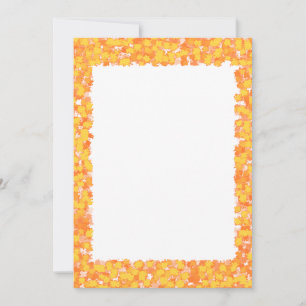 Carte de do-it-yourself de feuillage d'automne Abs