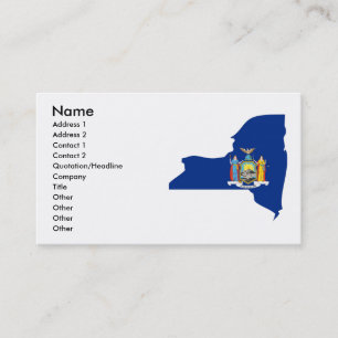 Carte de drapeau de New York