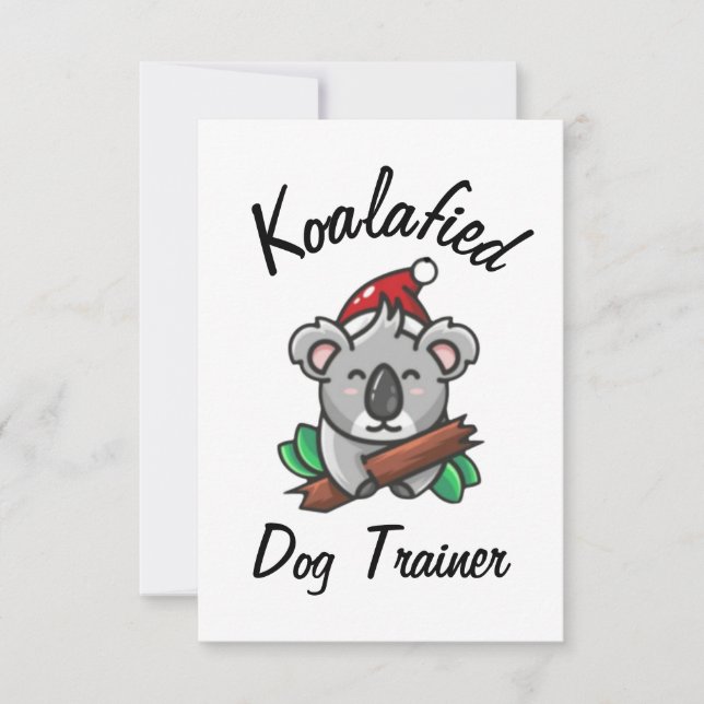 Carte de dresseur de chiens Koalafied (Devant)